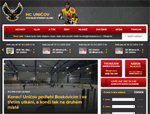 Tablet Screenshot of hokejunicov.cz